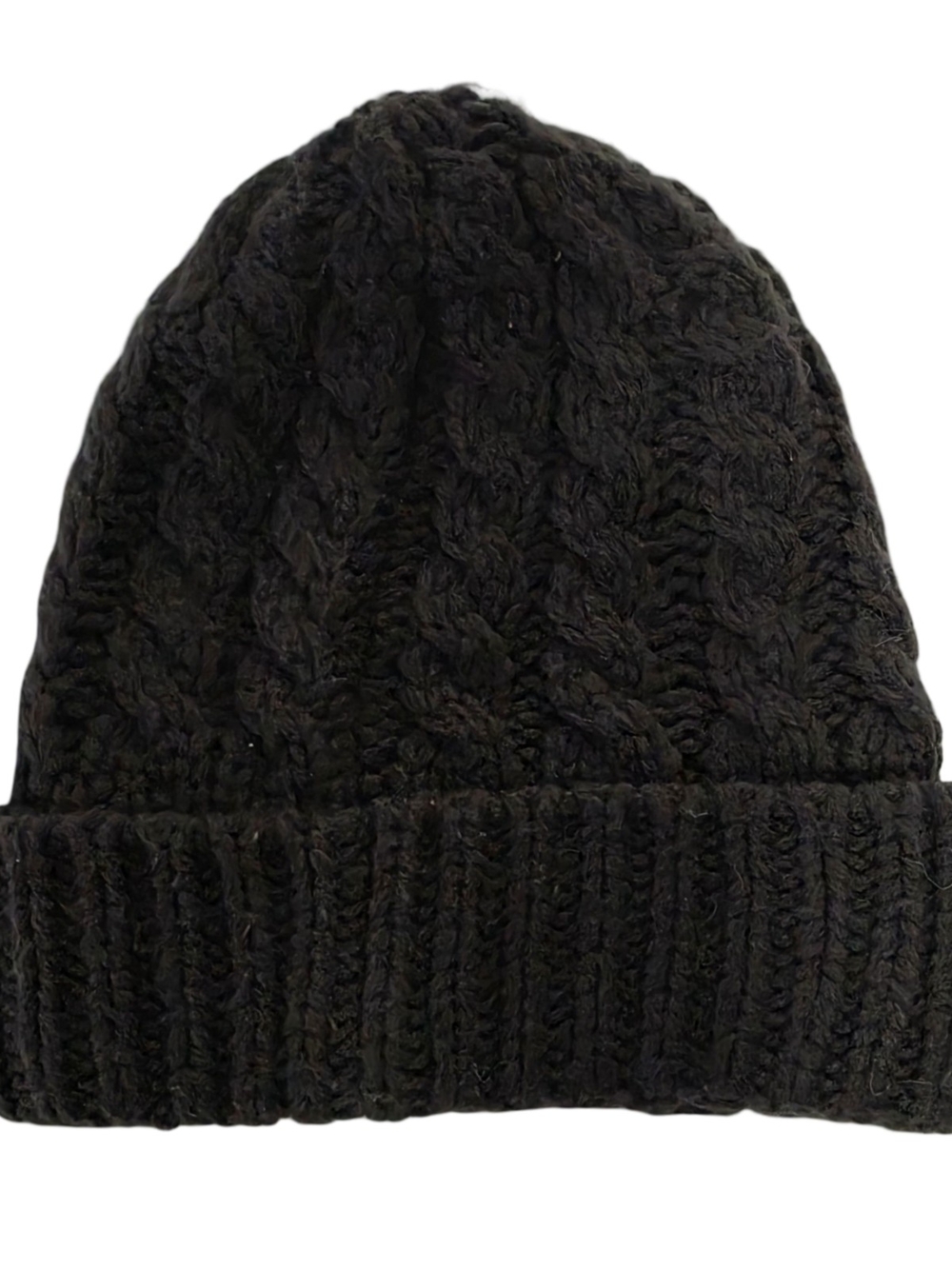 '47 Brand California Republic Black Cable Knit Cuffed Beanie One Size - Picture 2 of 4